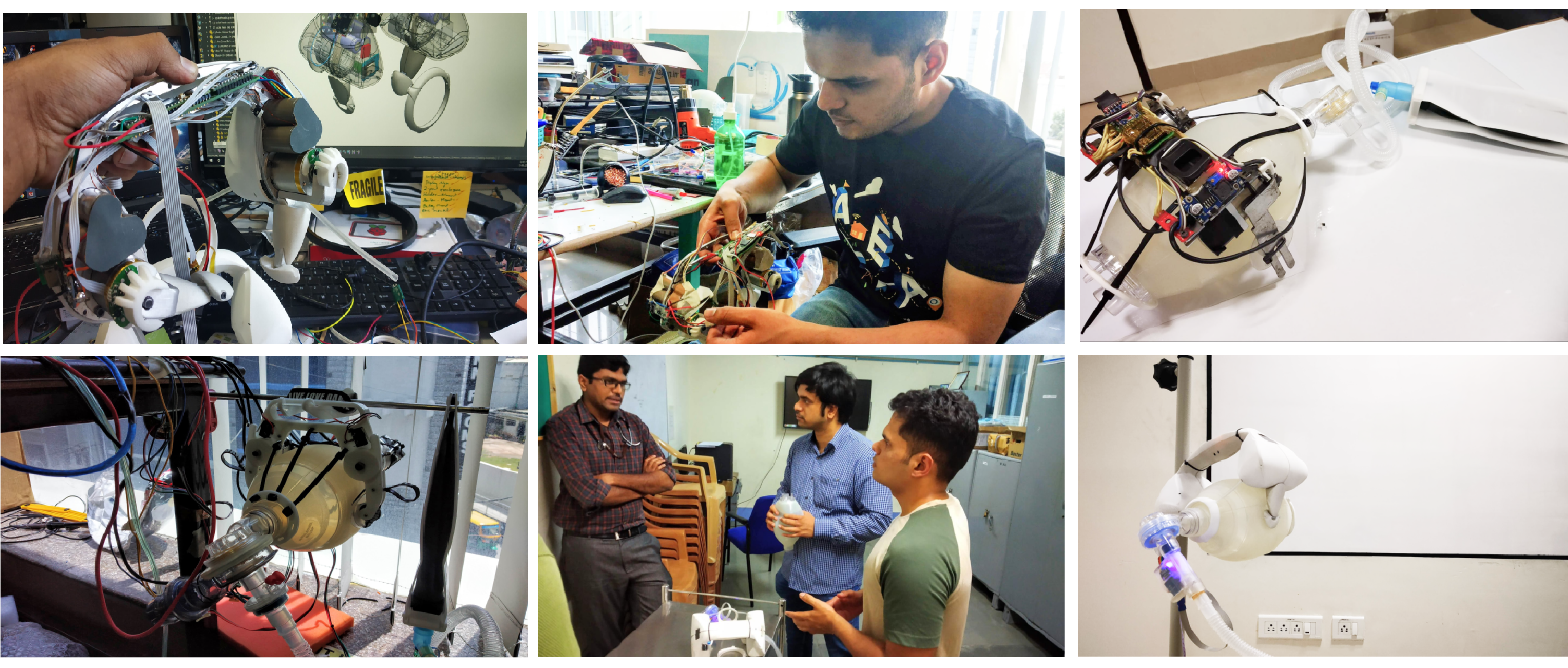 RespirAID prototyping and development, from early mechanisms to the final design